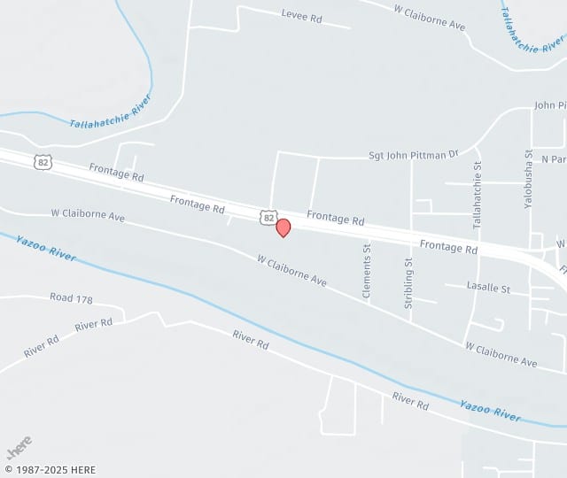 Location Map: 2005 Hwy 82 West Suite Greenwood, Mississippi 38930